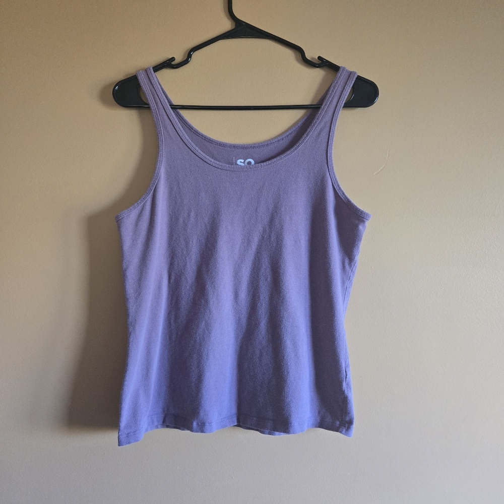 SO Purple Tank Top PTP=17"